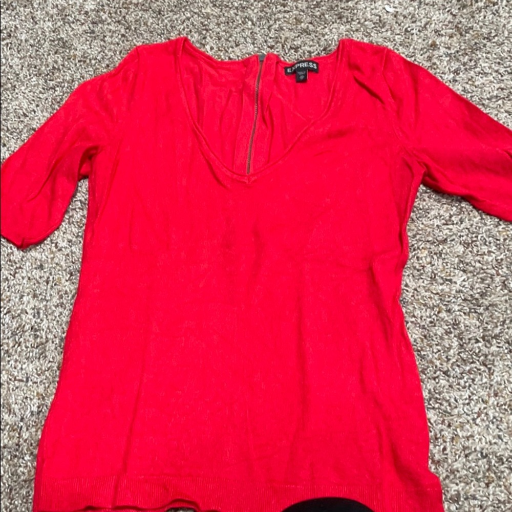 Express Red Sweater